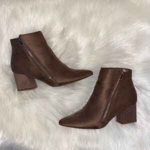 Forever21 Square Heels Booties
